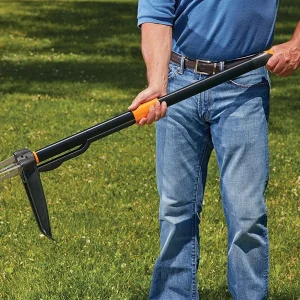 Weeder 4-Claw Outdoor Root Puller Remover Stand-Up Stainless Gardening Tool 39