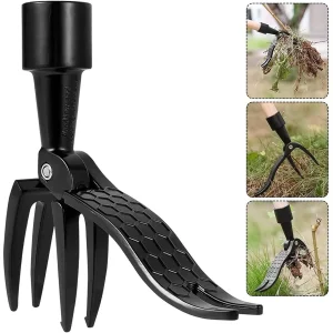 Outdoor Weeder Stand Up Weed Puller Tool Claw Garden Root Remover Killer Easy US